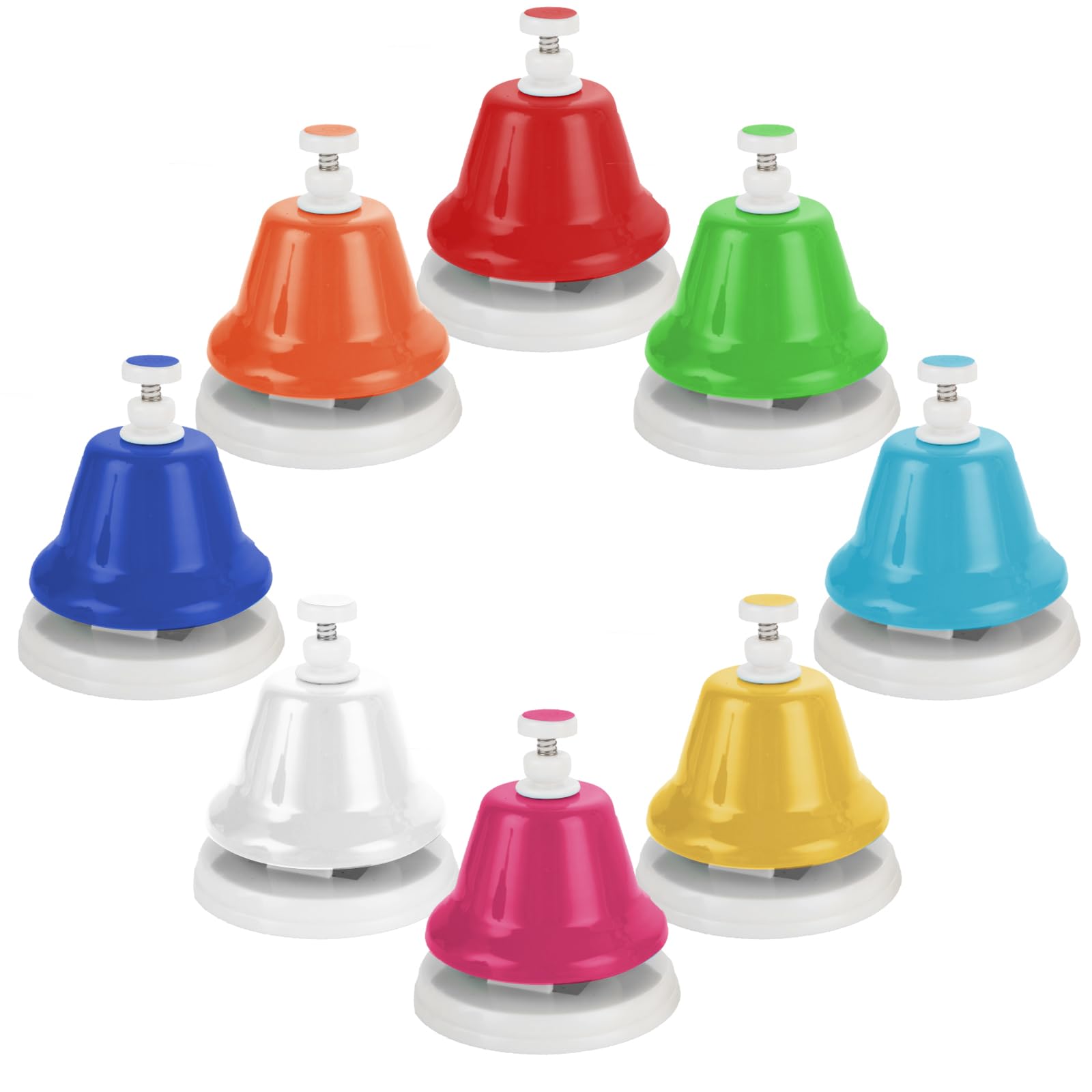 Amazon.com: LOYORTY 8 Notes Colorful Desk Bells, Metal Hand Bells