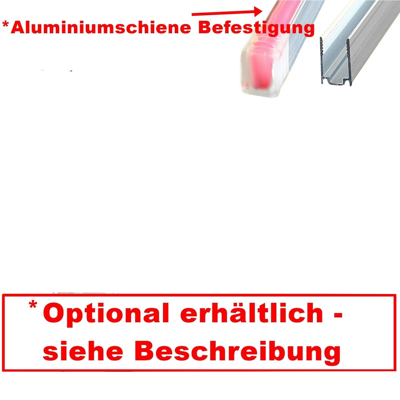 1-5 m RGB 12V + 230V Netzteil + Verlängerung (3m) LED Streifen Stripe Licht Unterbankbeleuchtung Saunabeleuchtung Saunalampe (5m - m/27,99€)