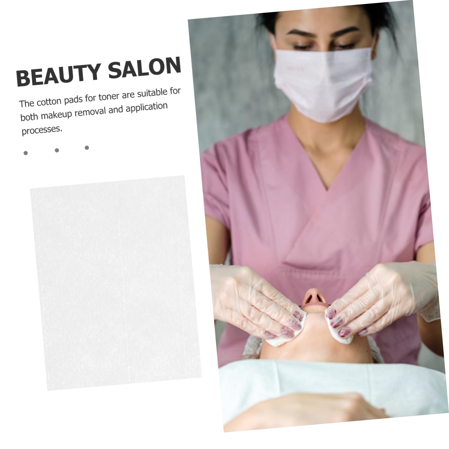FOMIYES 60 Packungen Wattepad Pads Für Trockene Gesichtstücher Gesichtsreinigungspad Pads Für Make-up-entferner Gesichtspads Abschminkpads Für Das Gesicht Toner Baumwolle Sanft