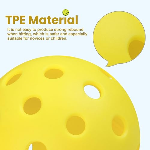 Miniatura 4 de FoDau770 Bolas de pickleball Amarillo,Azul,Rosa,Verde,https:/ www.Yaxa/dp/undefined