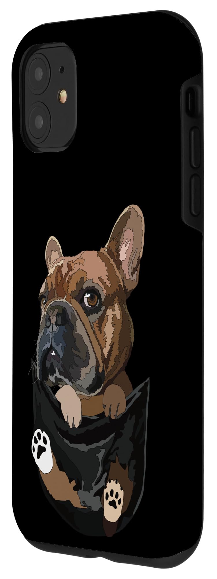 iPhone 11 Frenchie Puppy French Bulldog Lover Dog In Pocket Mom Dad Case - Image 2