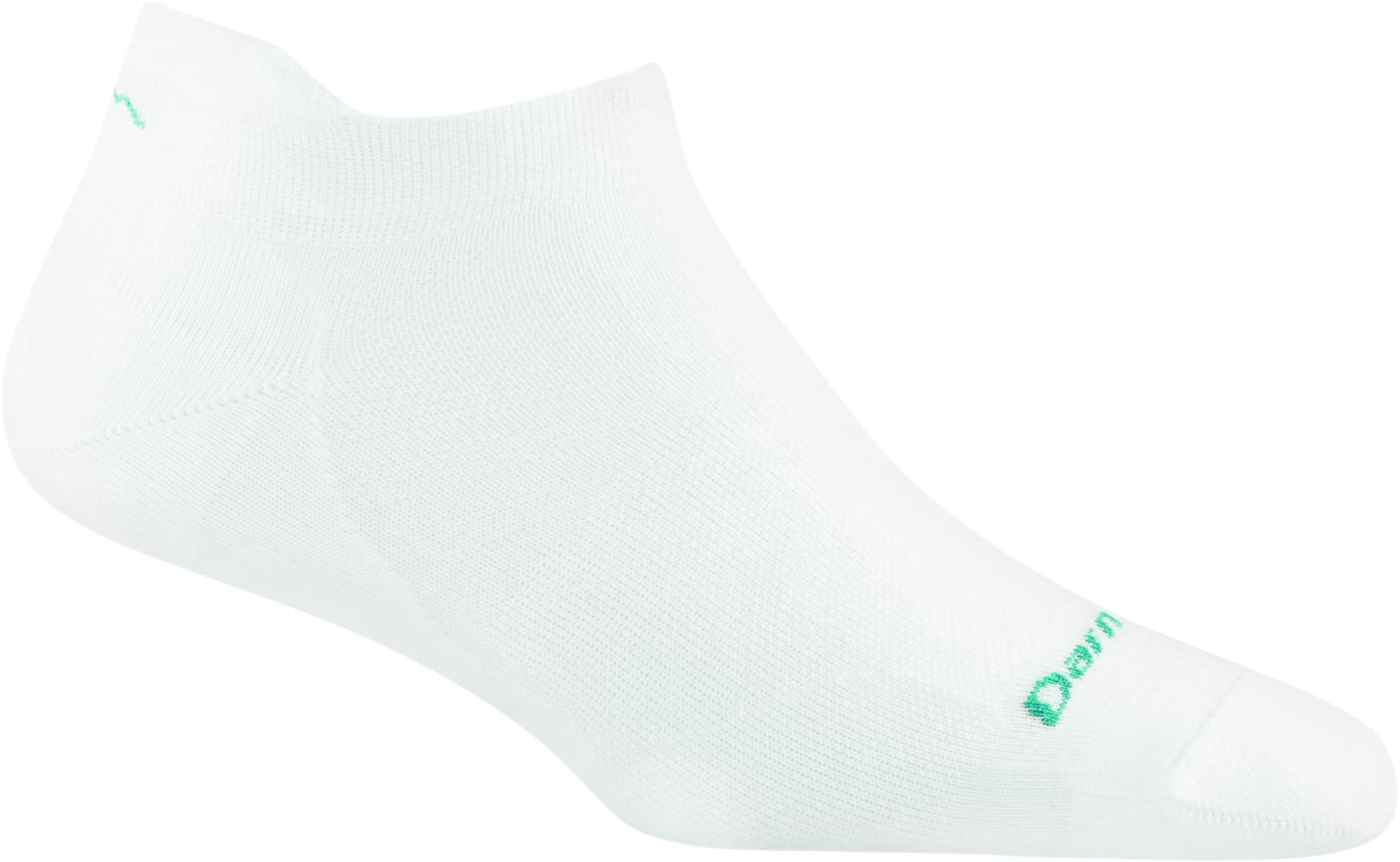 Darn Tough Run No Show Tab Ultra-Lightweight Running Sock White - Dames