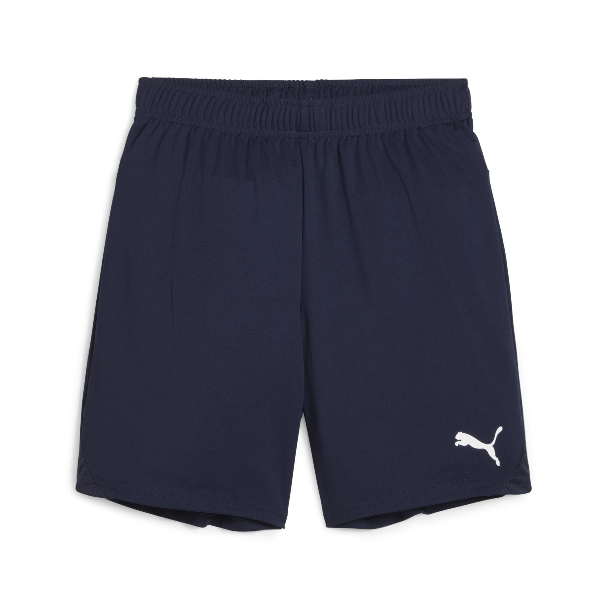 PUMA Unisex Teamgoal Jr Knitted Shorts, Puma Navy-puma White, 140 EU