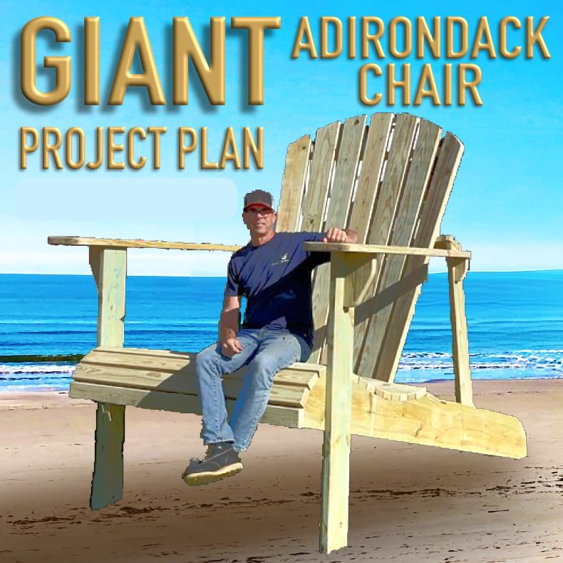 Giant Adirondack Chair DIY Plan