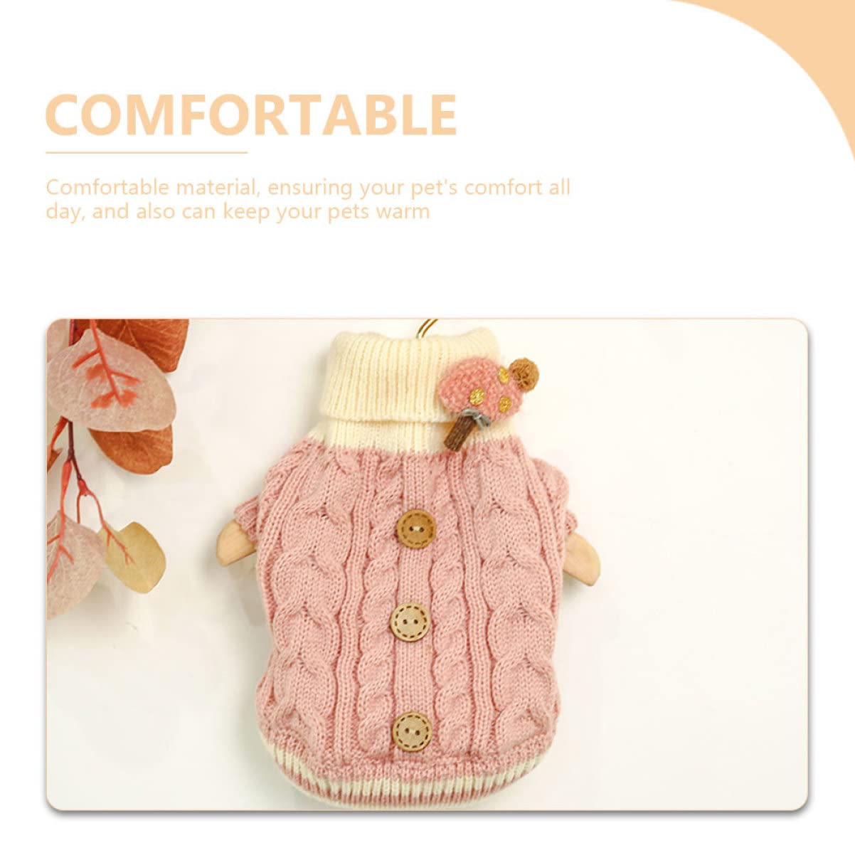 BESPORTBLE 3pièces Pull pour Chiens Et Hiver Pull Et avec Design Cartoon Vêtements Confortables pour Animaux