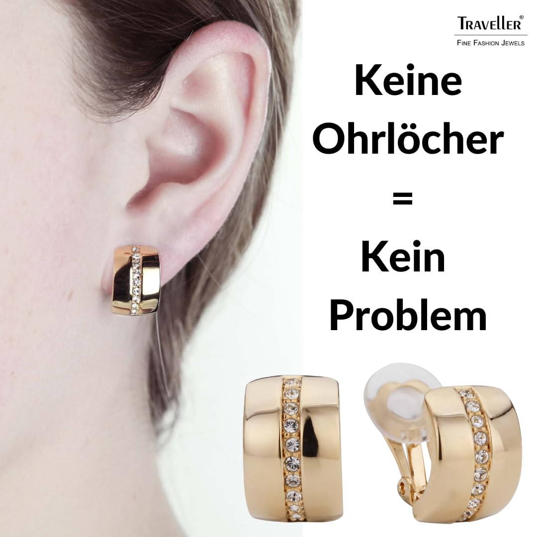 Traveller Ohrclip - Damen - Kristall