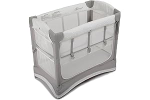 Arm's Reach Mini Ezee 3-in-1 CoSleeper Bassinet with Breathable Mesh for Baby's...