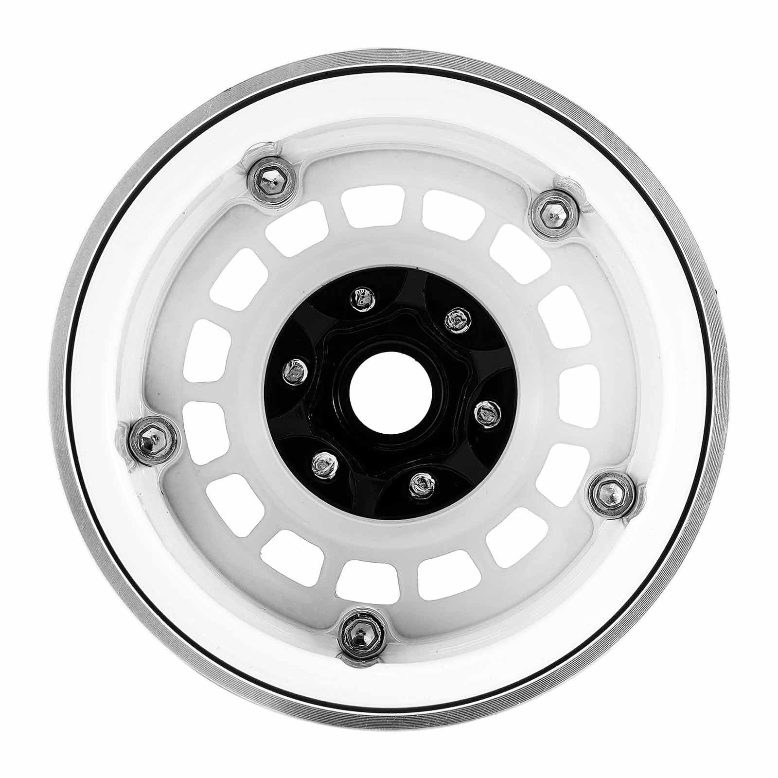 INJORA Jantes 1.9" Multi-Rayons Aluminium CNC pour Amélioration RC Crawler 1/10 SCX10 TX4