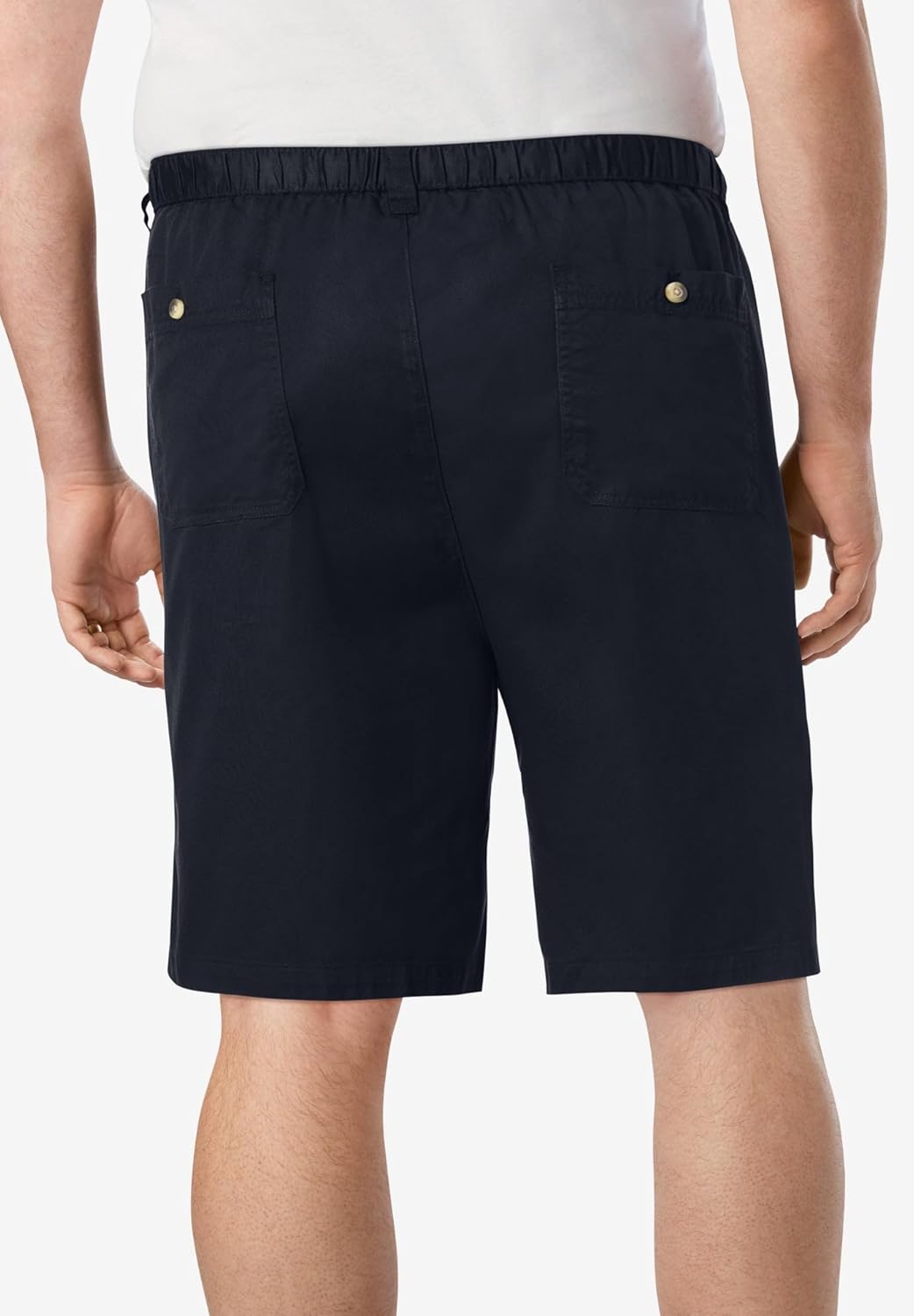 KingSize Knockarounds 8" Full Elastic Plain Front Shorts