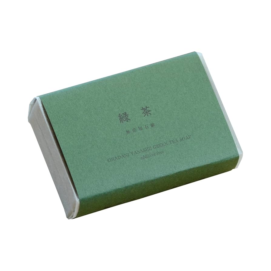 Amazon | [無添加石鹸本舗] 洗顔石鹸 緑茶石鹸 90g 無添加 敏感