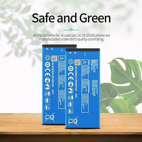 Miniatura 6 de [3300mAh] Batería de repuesto TLi028C7, alta capacidad compatible con Alcatel para teléfono 1A 1B año 2020 5002H Tracfone A3 A509DL