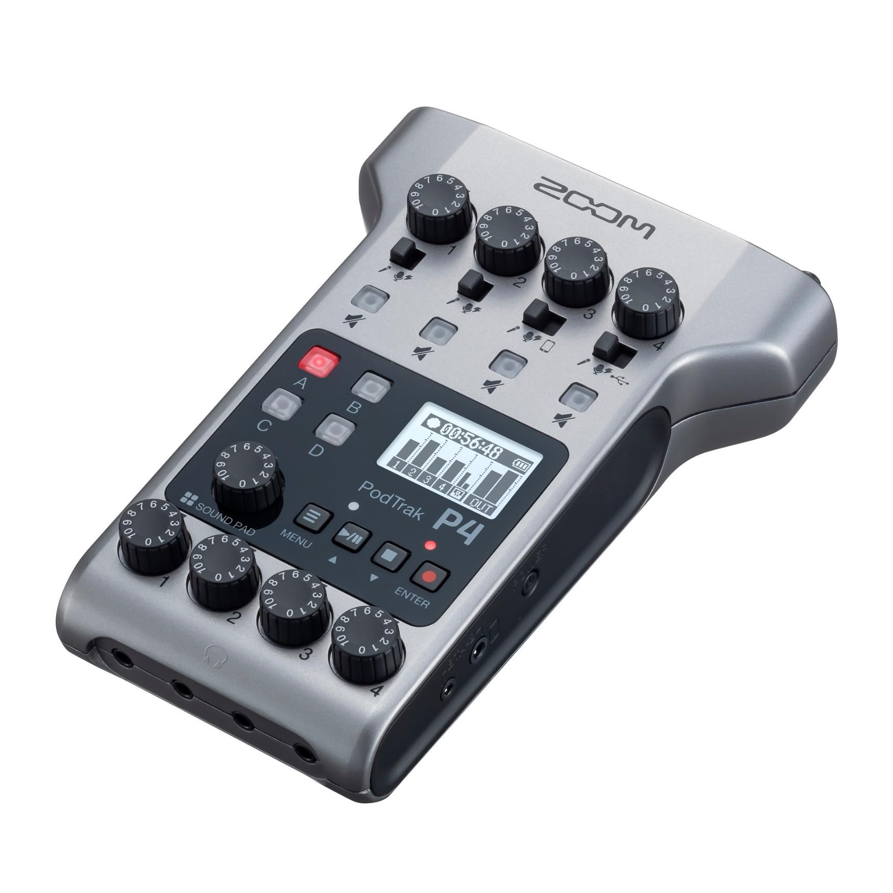 zoom ズーム P4 Amazon.com: Zoom PodTrak P4 Portable Multitrack Podcast Recorder