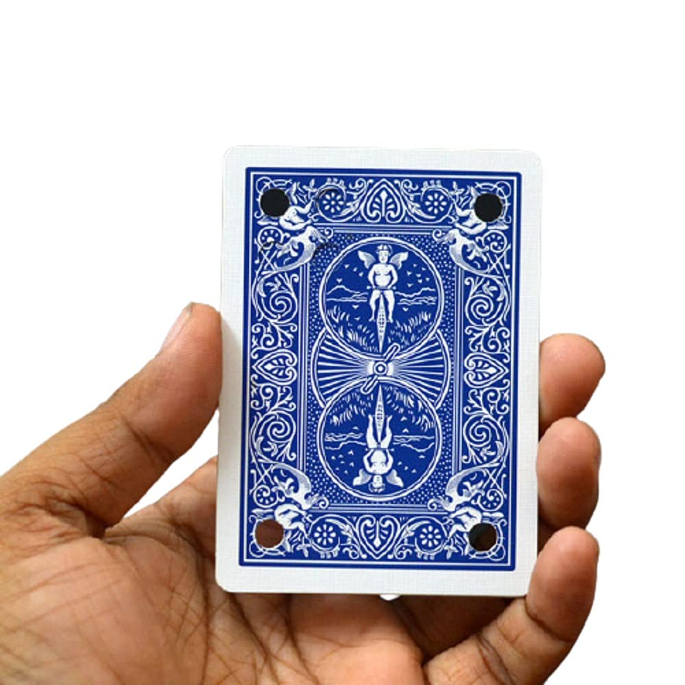 Amazon.com: MilesMagic Magician's Moving Hole Matrix Art Gimmick Bicycle  Poker Hollow Card Magic Trick : Toys & Games