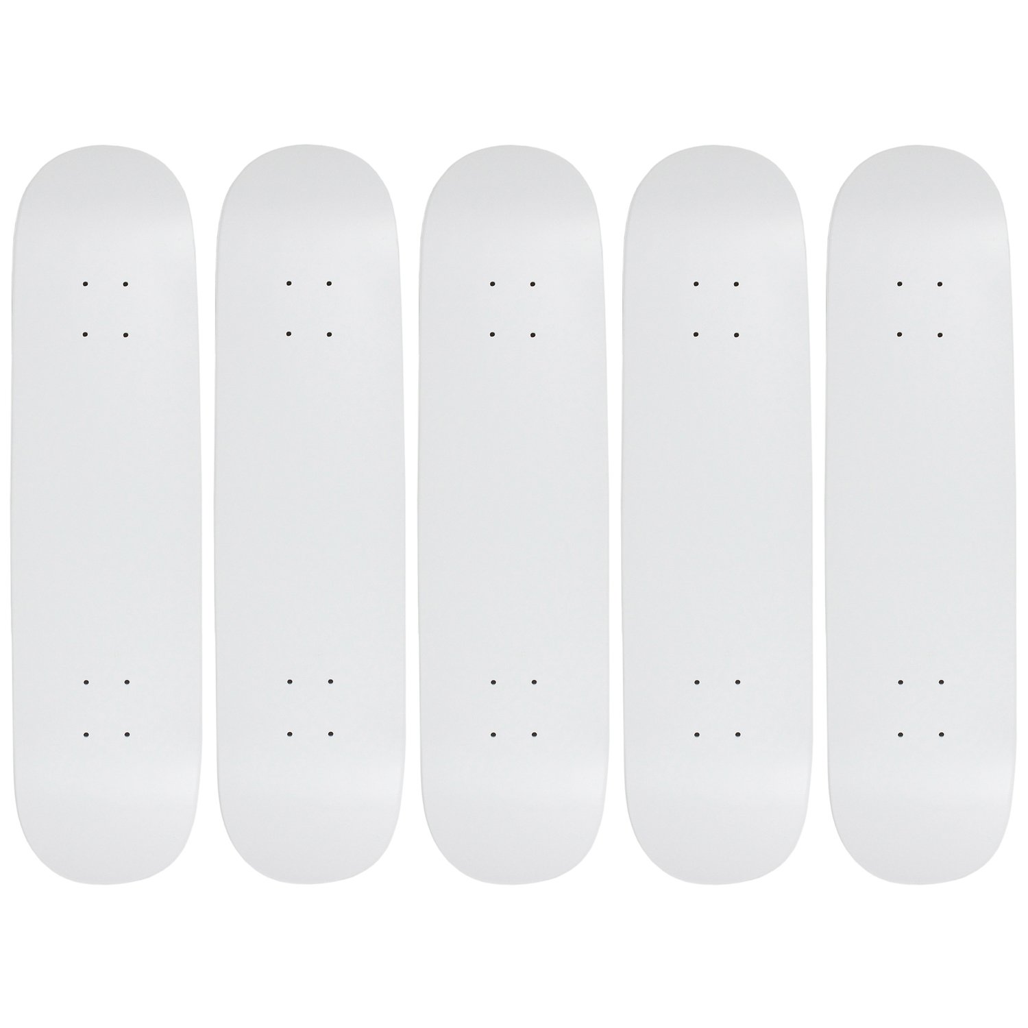 5 Pro Skateboard Decks Blank Choose Your Color + Size (7.75" 8.0" 8.25" 8.5")