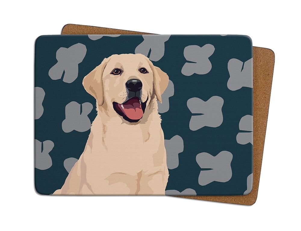 Leslie Gerry Gold En Labrador Placemat