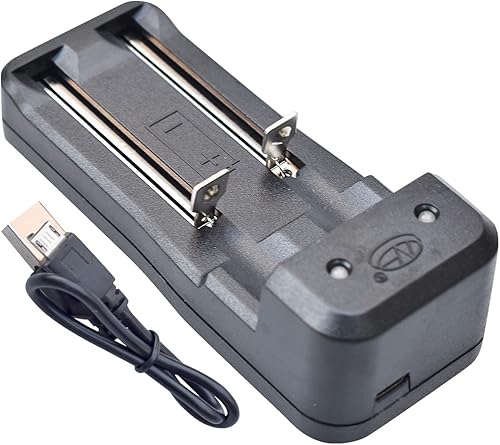 Miniatura 3 de Shockli - Cargador USB inteligente con CR-AA, pilas recargables AA de 3.7 V (paquete de 4)  Botón superior para linterna Lumintop Tool AA 2.0,