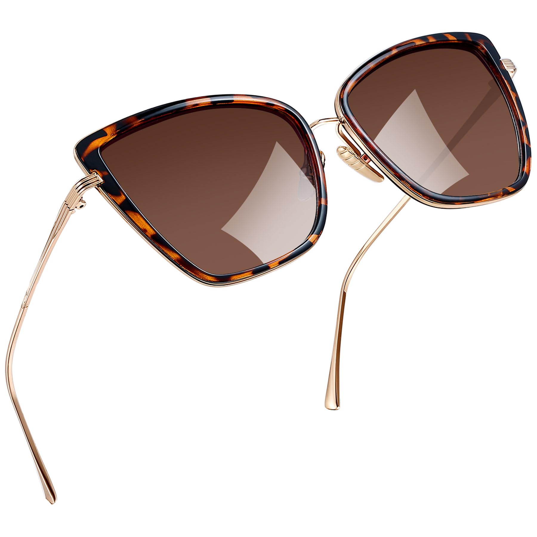 Joopin Oversized Cat Eye Sunglasses for Women Trendy, 100% UV Protection Fashion Stylish Designer Womens Sunglasses Cateye