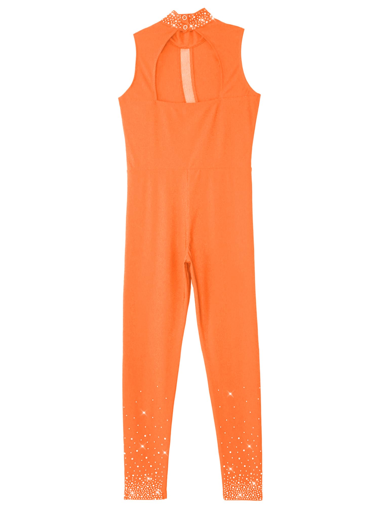 Aislor Maillot De Gimnasia Rítmica Para Niña Mono De Danza Moderna De Malla Transparente Jumpsuit Elástico Disfraz De Bailarina