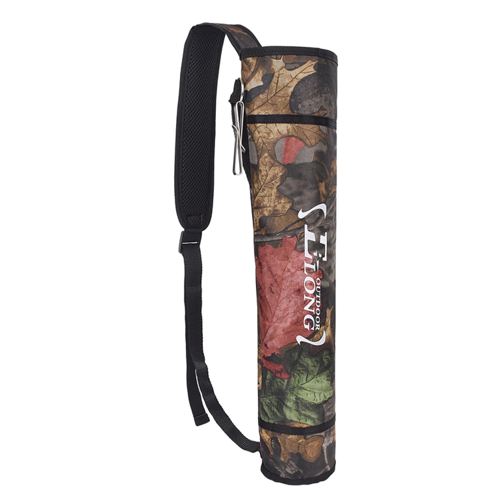 Azarxis Archery Back Arrow Quiver Holder Adjustable Shoulder Arrows Bag Compact Lightweight for Youth Adults Kids Bow Hunting Target Shooting (Camouflage)