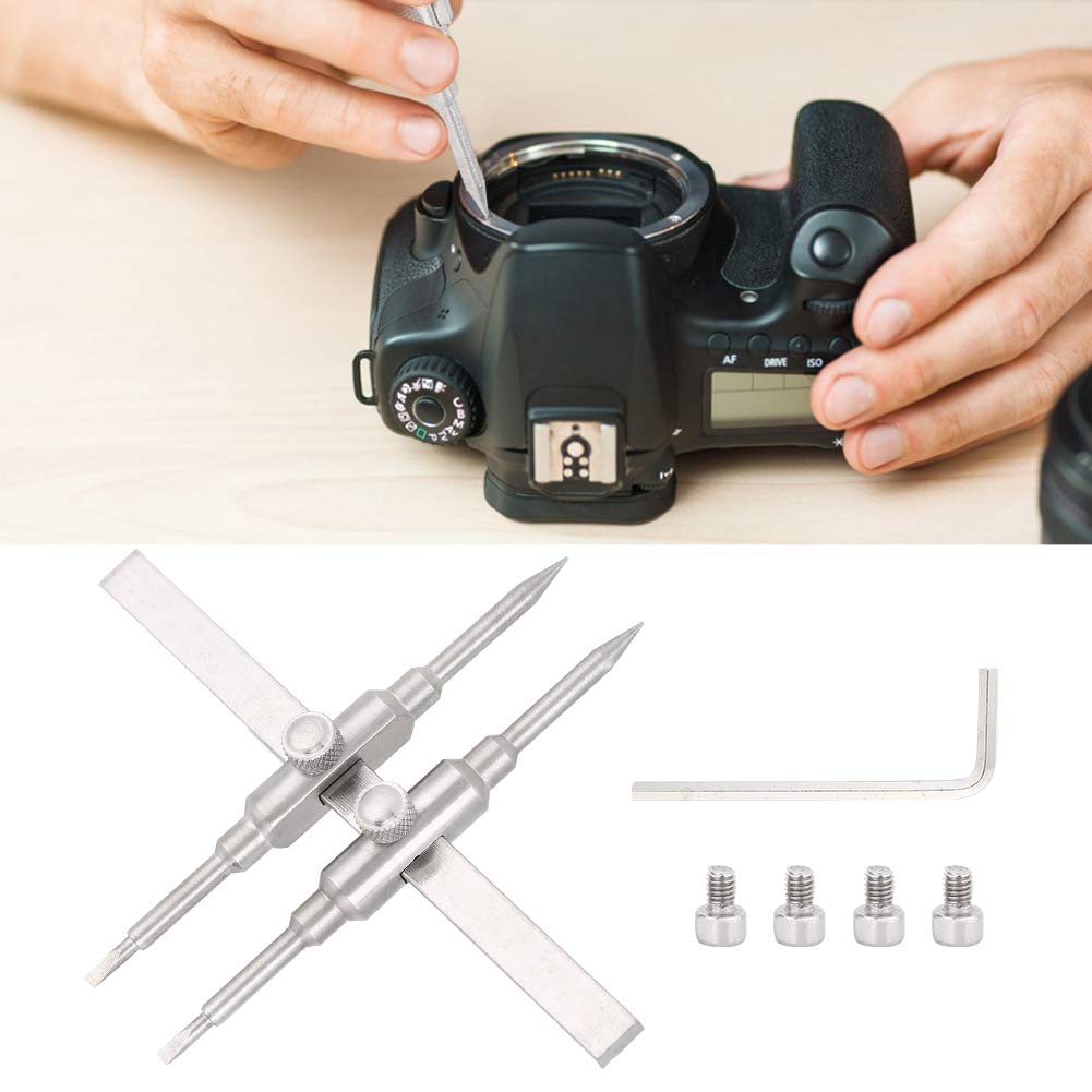 Chiave per obiettivo fotocamera, set di strumenti di riparazione professionale 10mm-130mm per DSLR Len