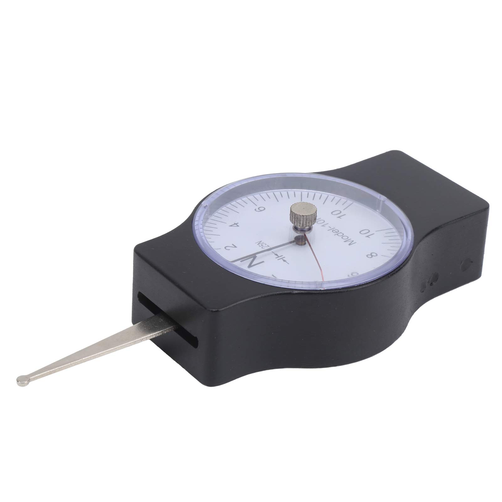 SEN - 10-2 Medidor de tensión de dial, tensiómetro de doble puntero, medidor de tensión de bolsillo de 10 N con escala clara para la prueba de presión de resortes de