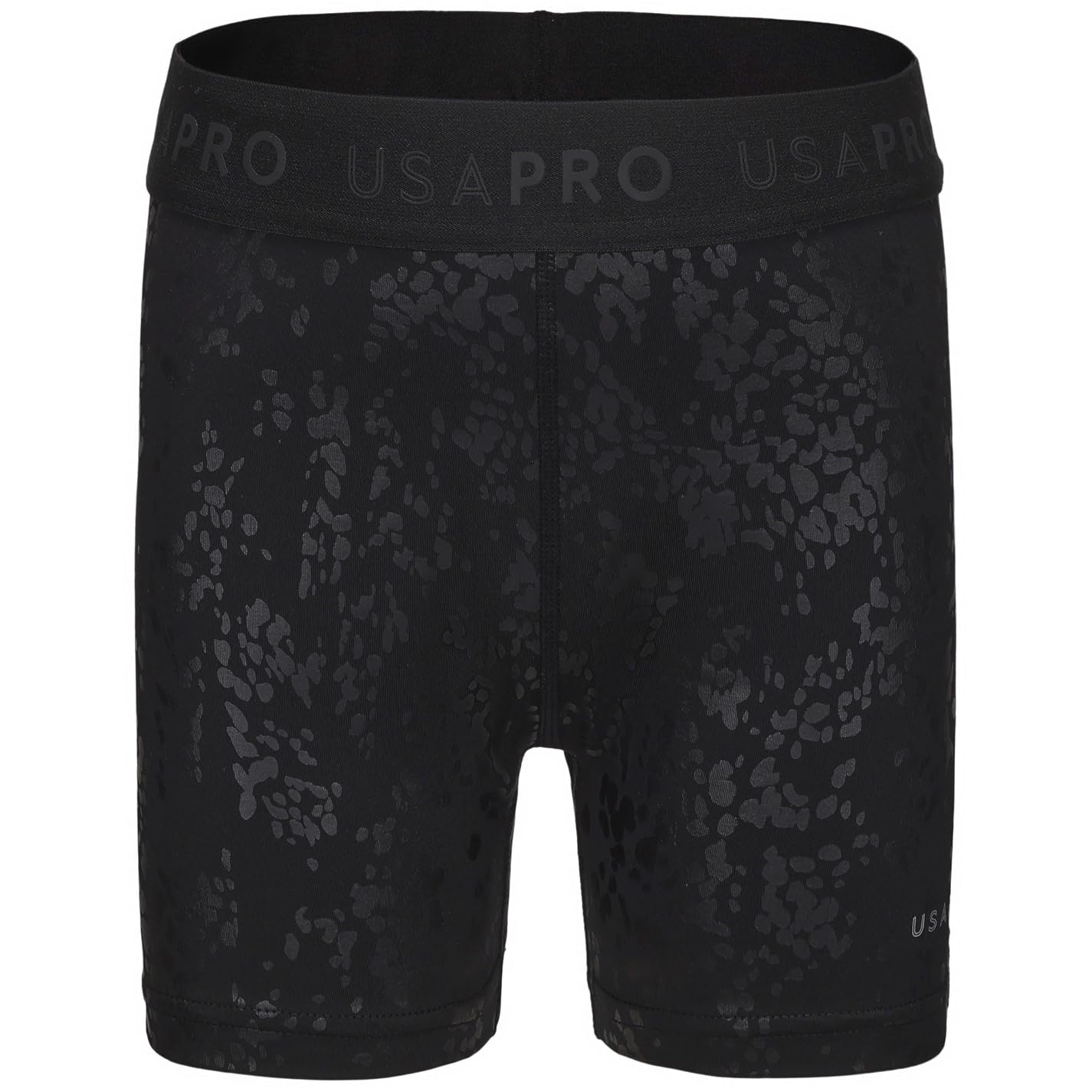 USA Pro Girls 3 Inch Training Shorts Junior Animal 11-12 Years