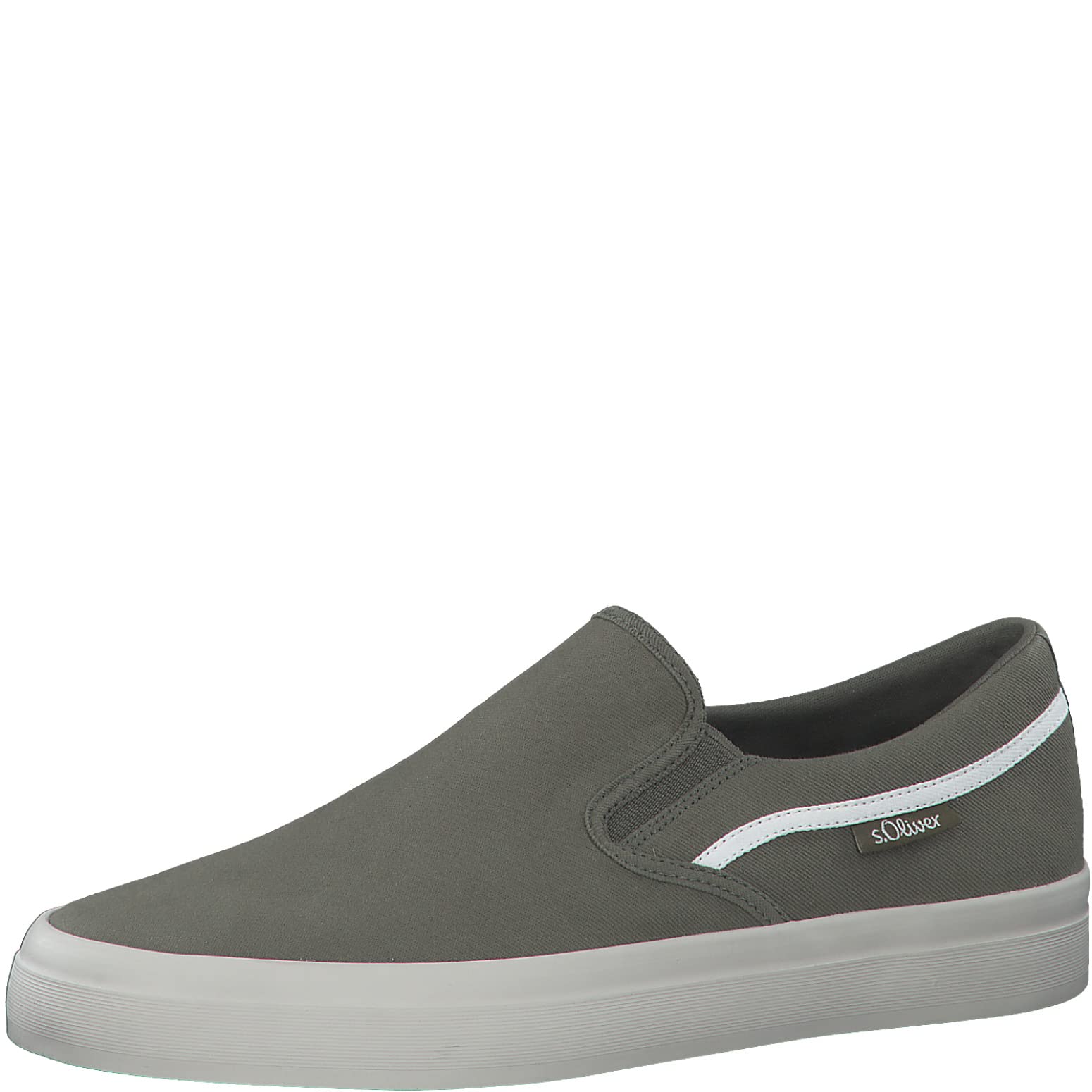 s.Oliver Men's 5-5-14602-20 Flat Slipper, Khaki, 7 UK