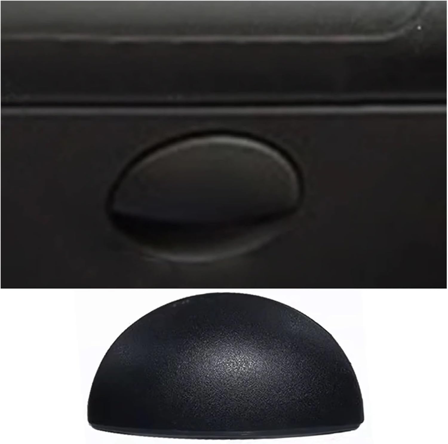Car Glove Box Lock Latch Handle Fit for Peri (Elf) Car Tool Box Clasp Glove Box Switch Handle Toolbox Buckle Hands Glove Box Switch(Only 1 Gray)