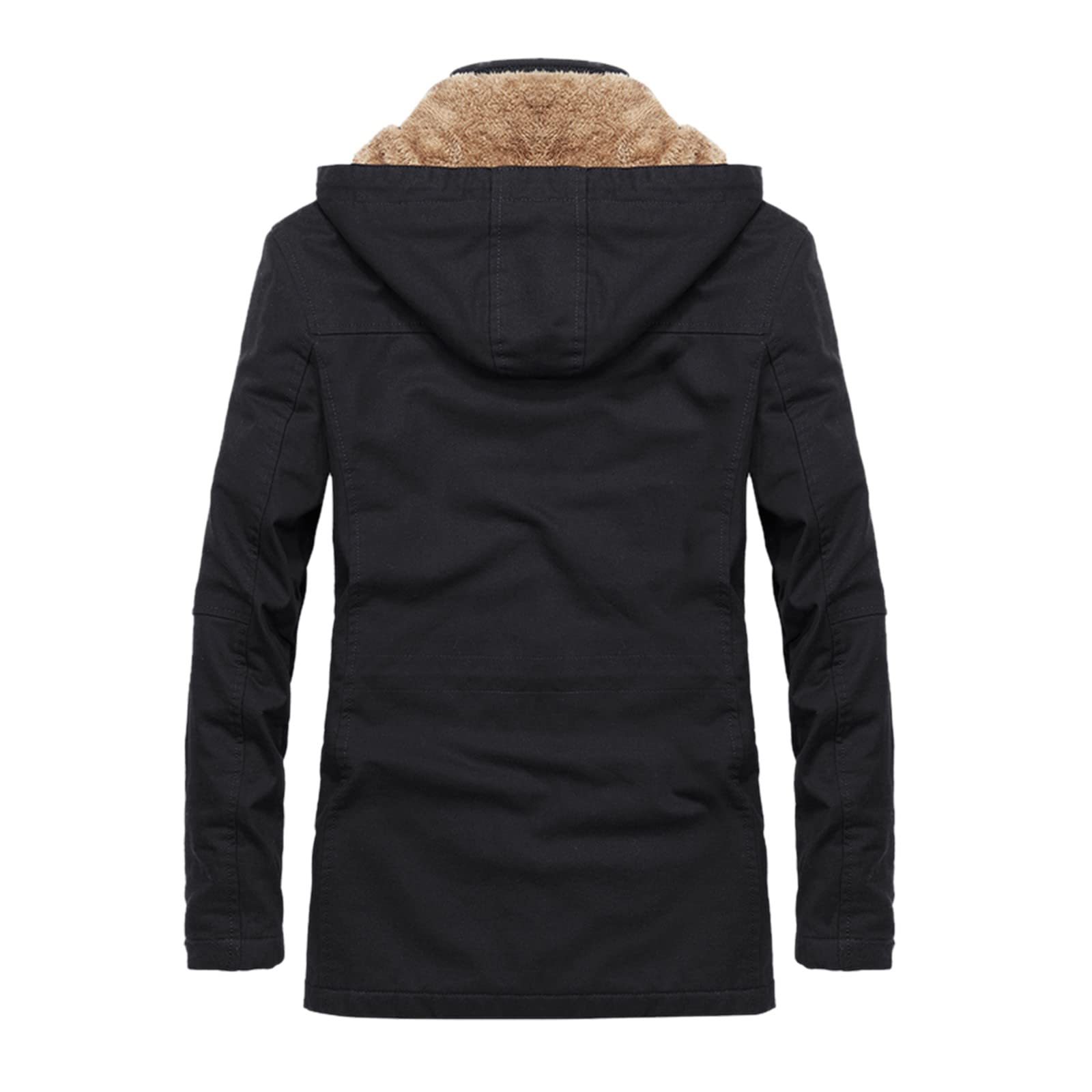 Chaqueta de invierno para hombre, chaqueta de trabajo cálida, forro polar