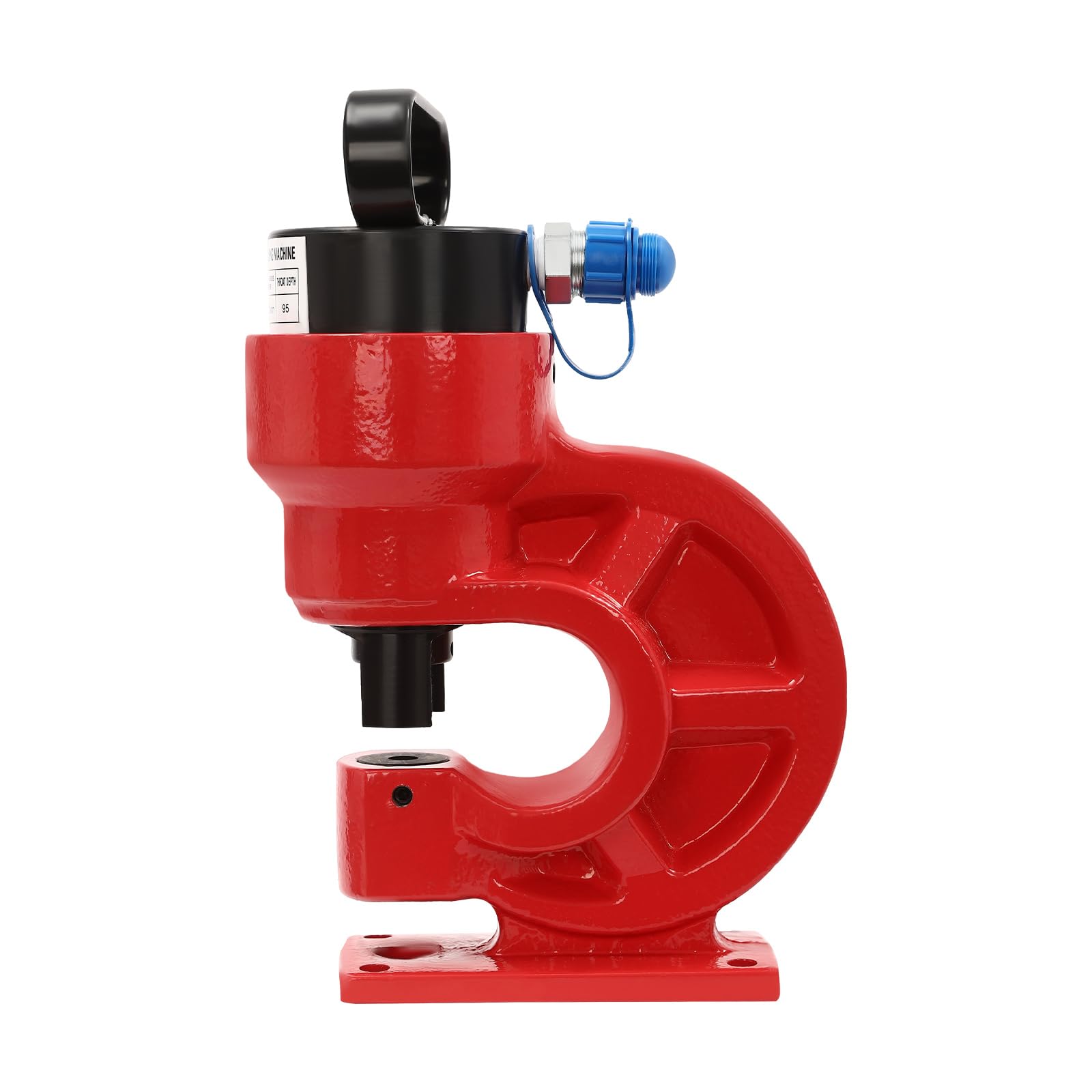 Hydraulische Stanzmaschine, 31t Lochstanzmaschine Aus Metall, Hydraulischer Lochcracker, Blechlocher Locher, Hydraulic Hole Punch, Lochwerkzeug 3/4" (Rot)