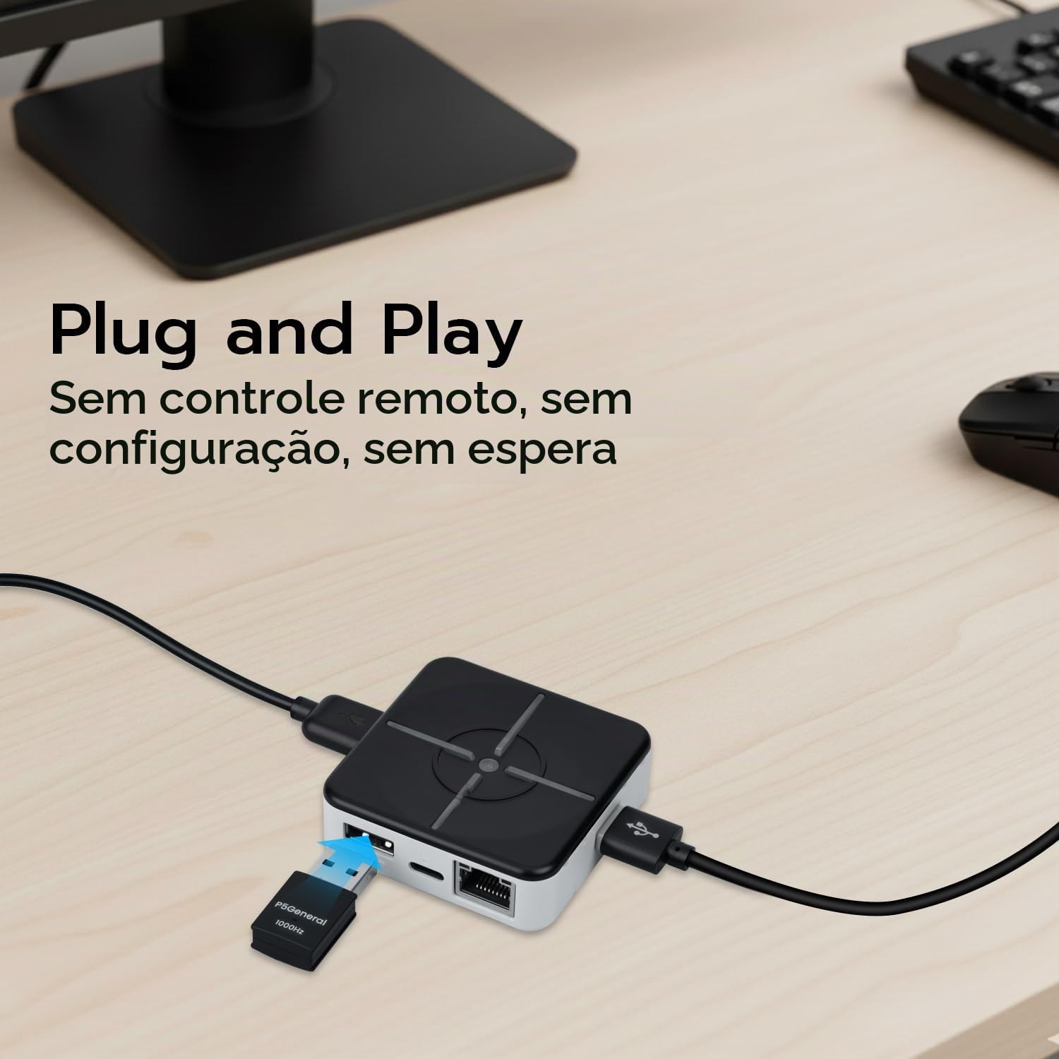 Mcbazel Adaptador USB geral BESAVIOR P5 para console PS5/PS5 Slim