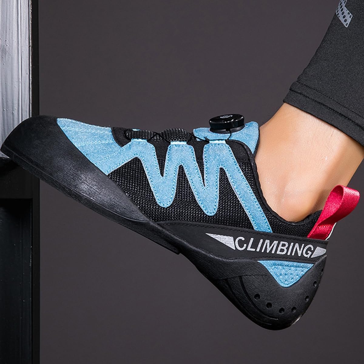 Scarpe da Arrampicata da Uomo Antiscivolo Scarpette Boulder Indoor Adatta al Piede Adatto agli Scalatori Che Amano L'Arrampicata su Roccia