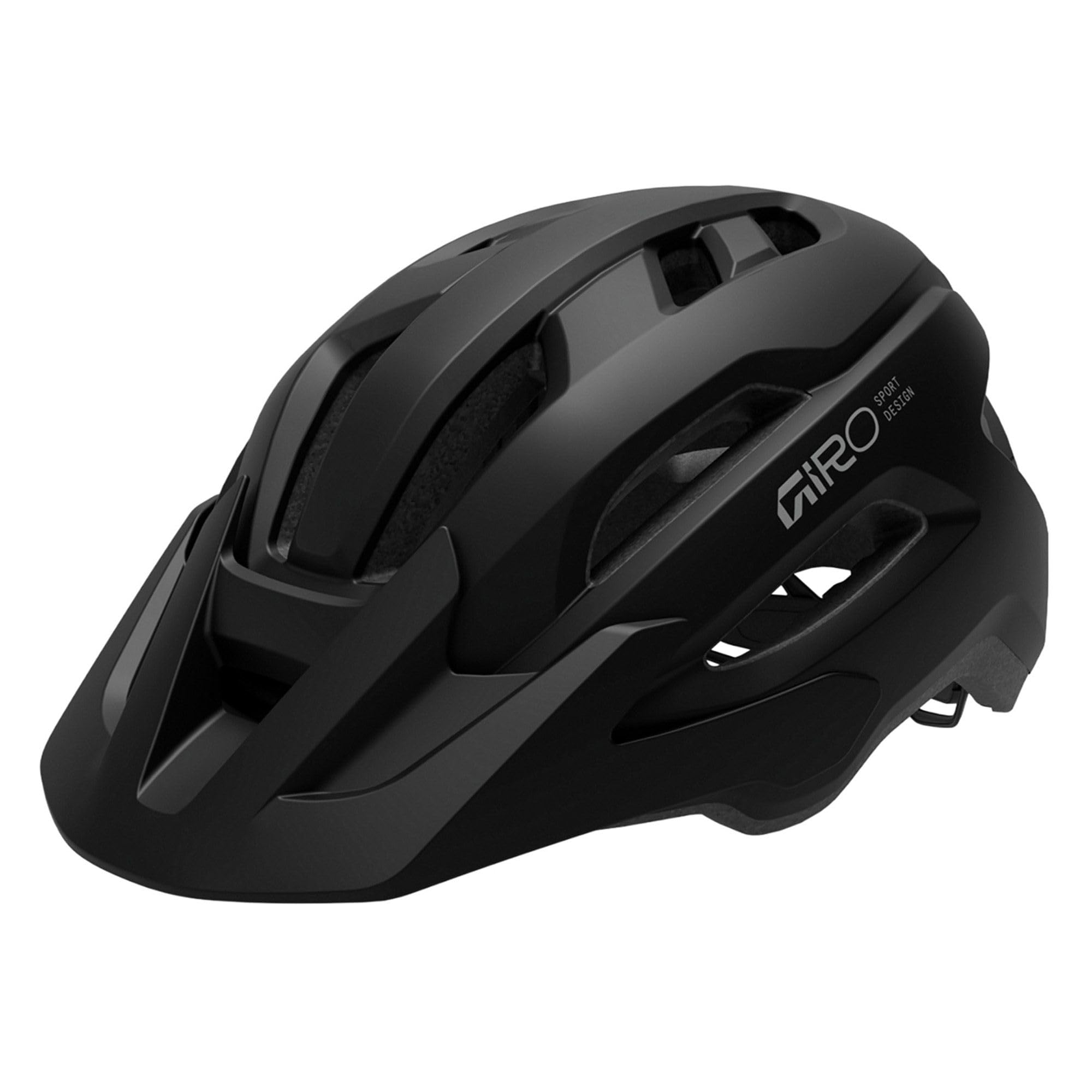 Giro - Fixture II Cascos - Adulto Unisex - Equipo de protección, Casco de bicicleta, Casco de recreo, Casco de ciclismo recreativo, Negro Mate/Gris , UA