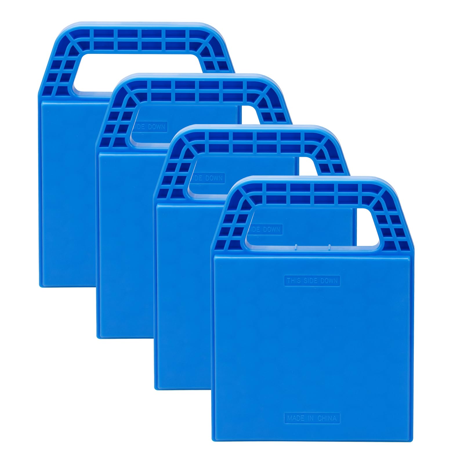 RVMATE RV Stabilizing Jack Pads, 4-Pack Trailer Jack Support Pads
