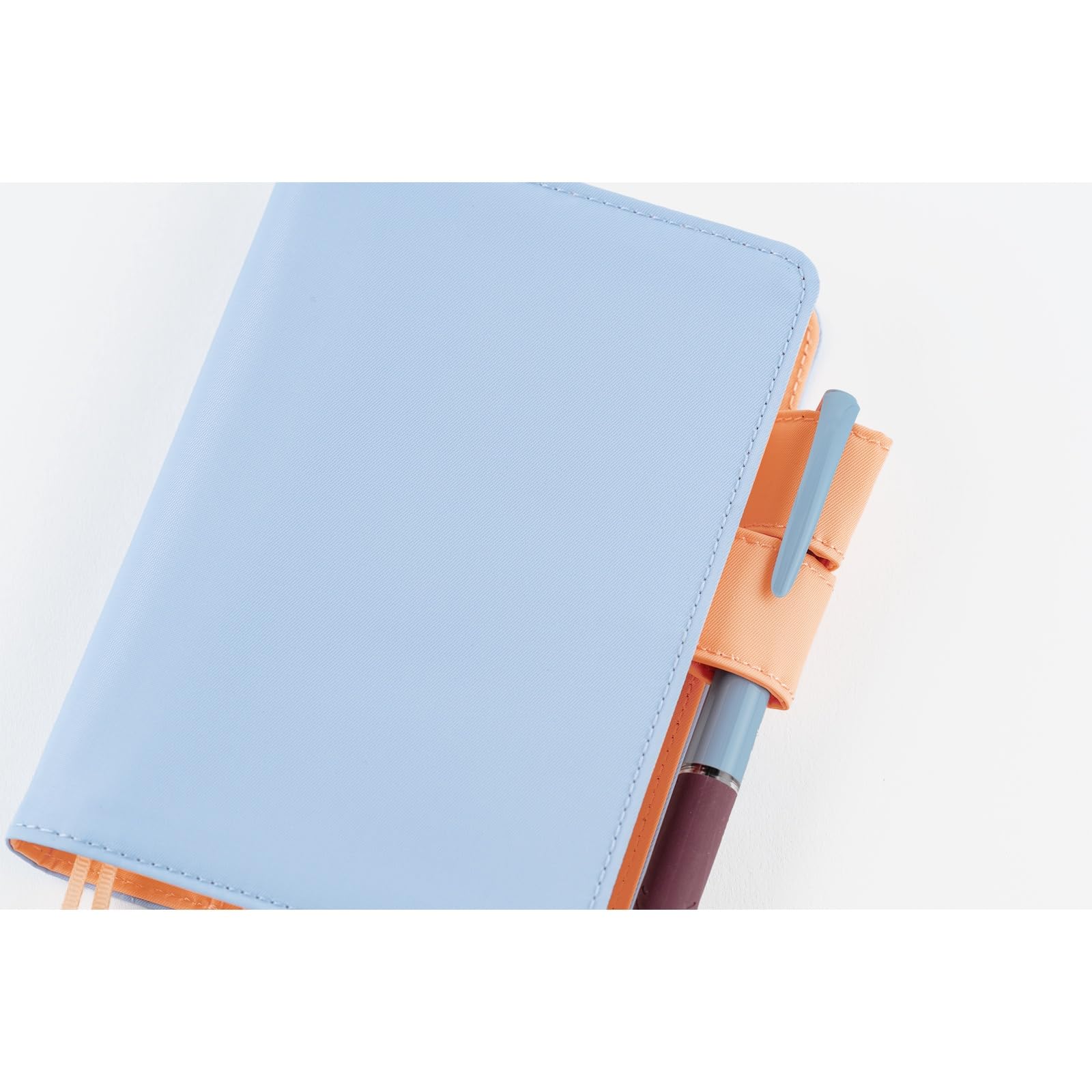 Coperta Hobonichi Techo A6 Planner – Colori: Polvere Blu Shell (Dimensioni Originali, Solo Copertina)
