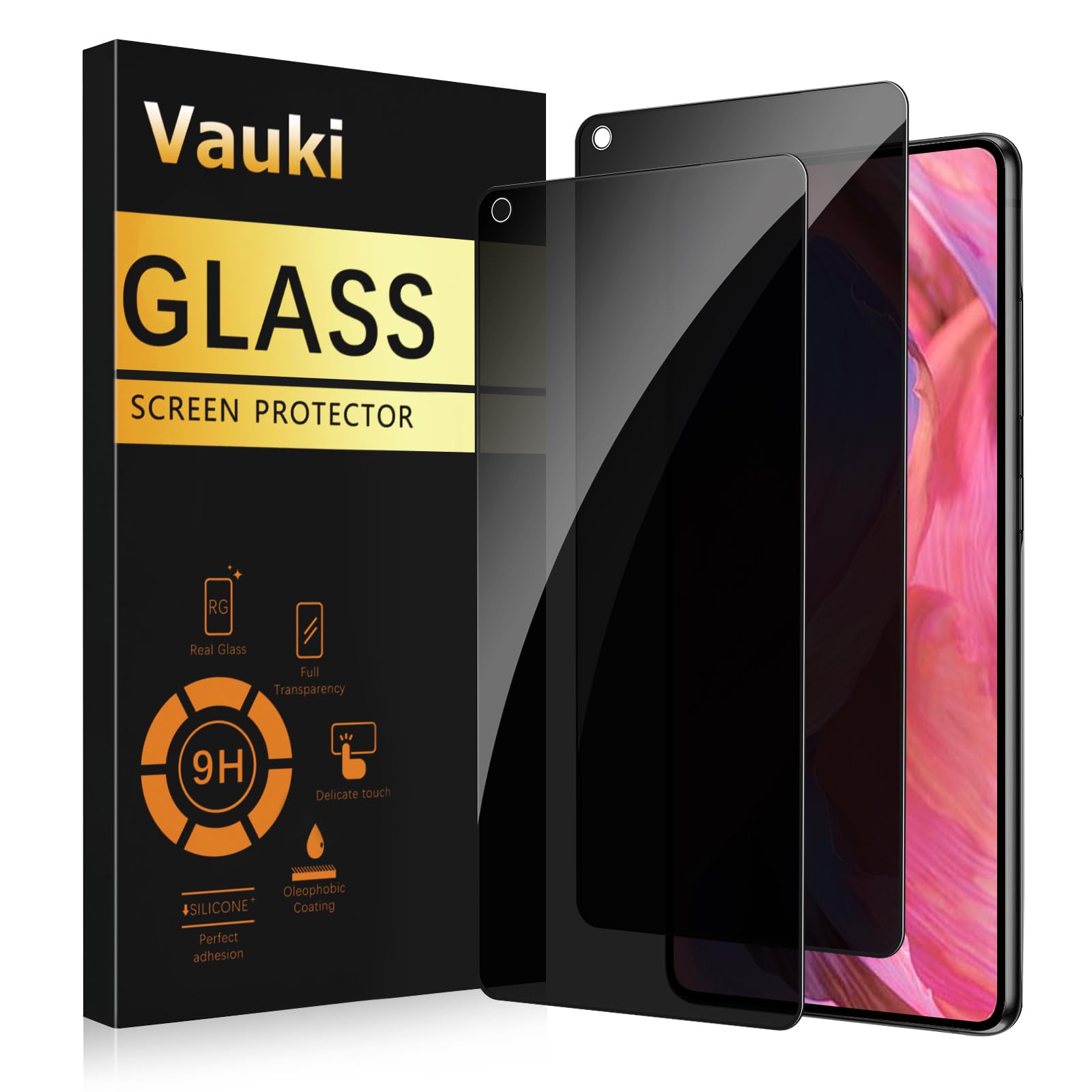 2 Vetri Temperati 9H Per Oppo A74 4G E A94 5G – 0,33 Mm HD, Installazione Senza Bolle E Alta Sensibilità