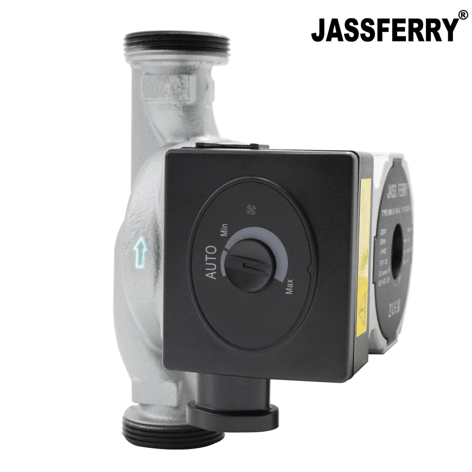 JASSFERRY Pompe de Circulation, Pompe de Chaudiere Circulateur pour Chauffage Central 25/60 180 AC