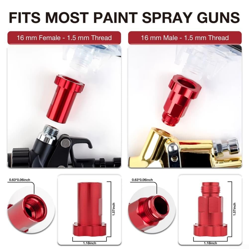 Kit di tazze di miscelazione usa e getta da 600 ml con coperchi e tazze interne per misurare miscelazione, filtraggio e spruzzatura, compatibile con la maggior parte degli strumenti spray