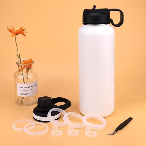 Miniatura 7 de Palksky Repuesto de junta de botella de agua de silicona para Thermoflask 24oz32oz40oz64oz