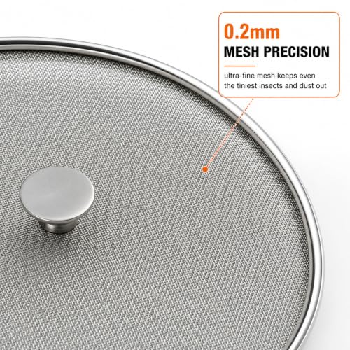 Image of finality Stainless Steel Food Cover Milk Cover Jali Multipurpose Net Lid Set of 4, Silver Color (Food Cover With Knob)
