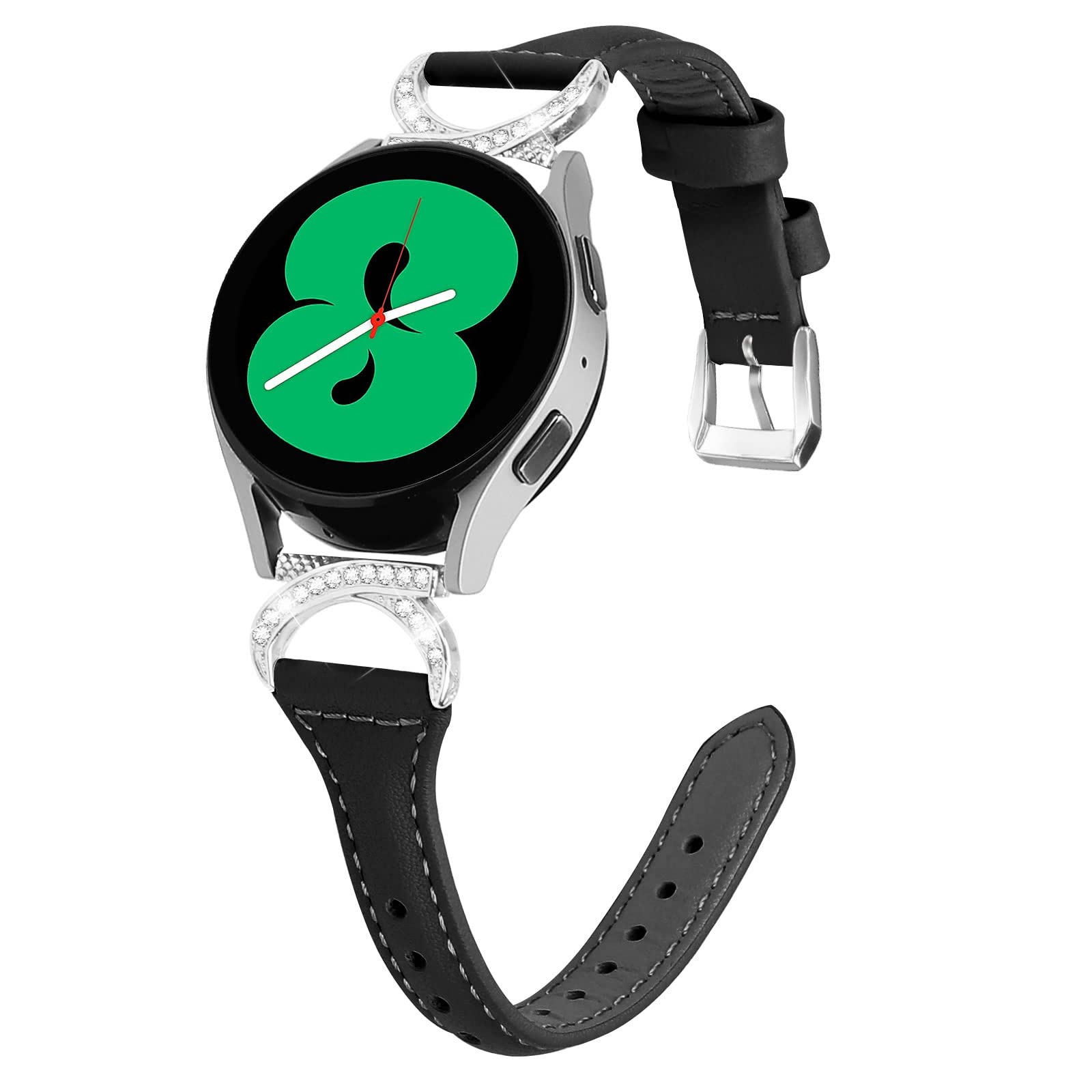 Bands Intended for Garmin Vivomove Trend/Vivomove Sport/Vivoactive 3/Forerunner 158/645/245 Watch Bands,20mm Genuine Leather Strap for Women,Wristbands Replacement Bands-image-29