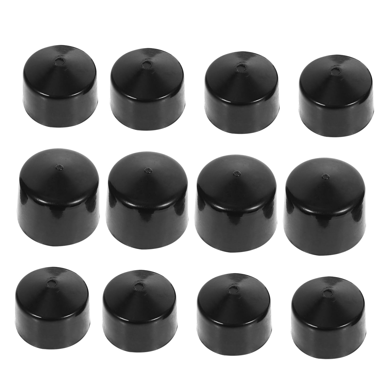 BESTonZON 2Sets Durable Black Skateboard Truck Replacement Pivot Cups Hardware Essential PU Shocking Absorber Parts for Enhanced Performance