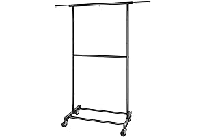 Double Rod Clothing Garment Rack
