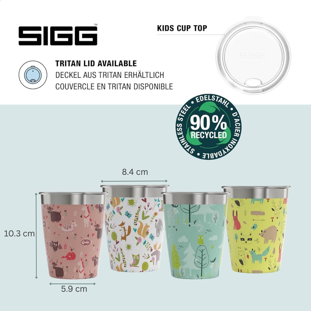 Sigg Set di tazze acciaio per bambini