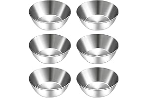BILLIOTEAM Stainless Steel Dipping Sauce Bowls