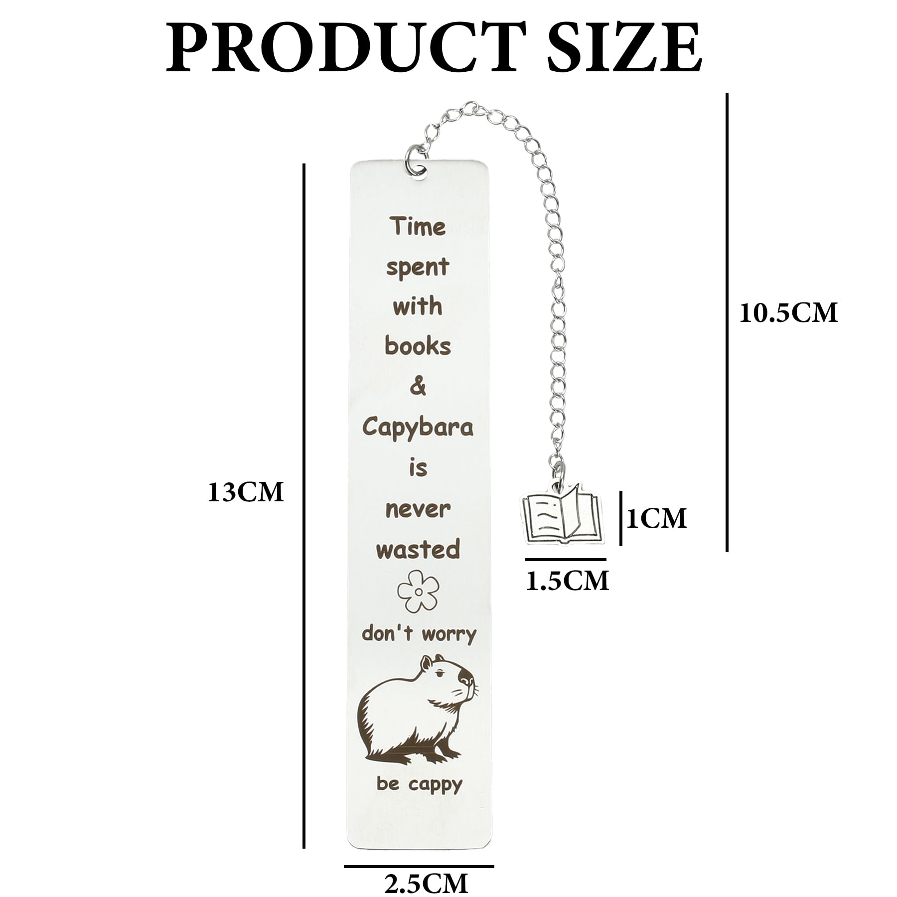 Wasise capybara stuff, Capybara Bookmark - Image 2