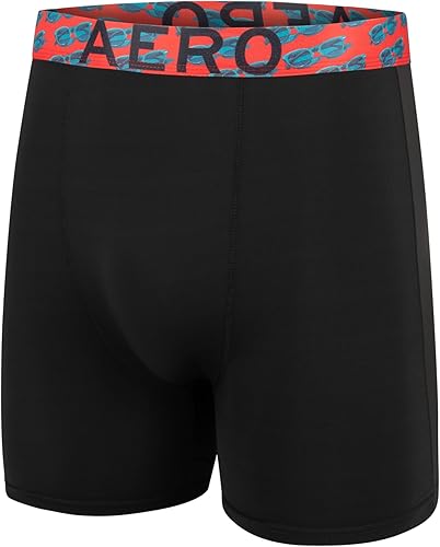 Miniatura 2 de AEROPOSTALE Calzoncillos tipo bóxer para hombre, paquete de 4 calzoncillos de poliéster y elastano