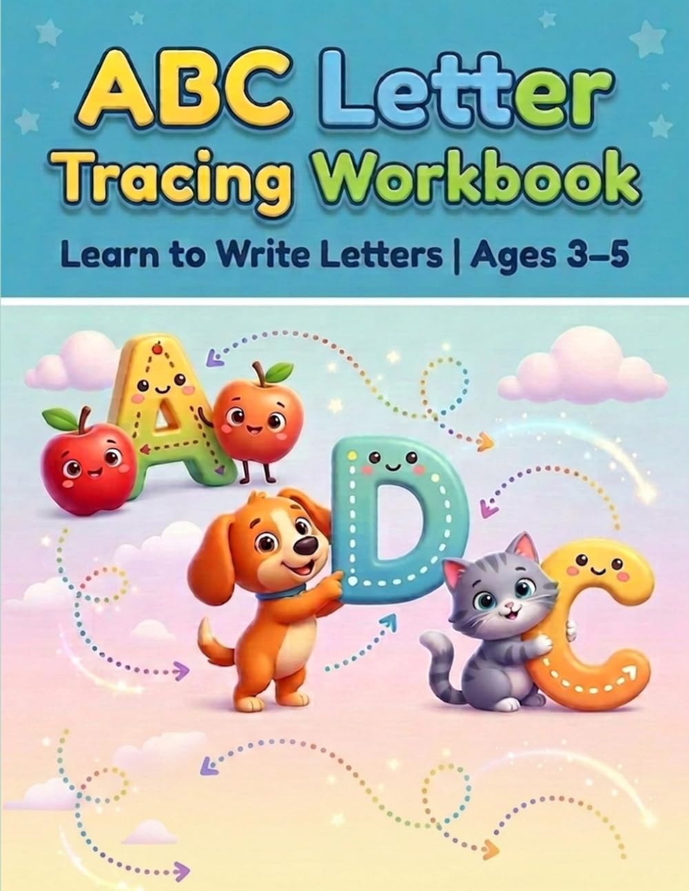 ABC Letter Tracing Workbook for Kids Ages 3-5: Learn to Write Letters, Practice Handwriting, Coloring and Early Learning Activities (Little Learners Workbook Series)
