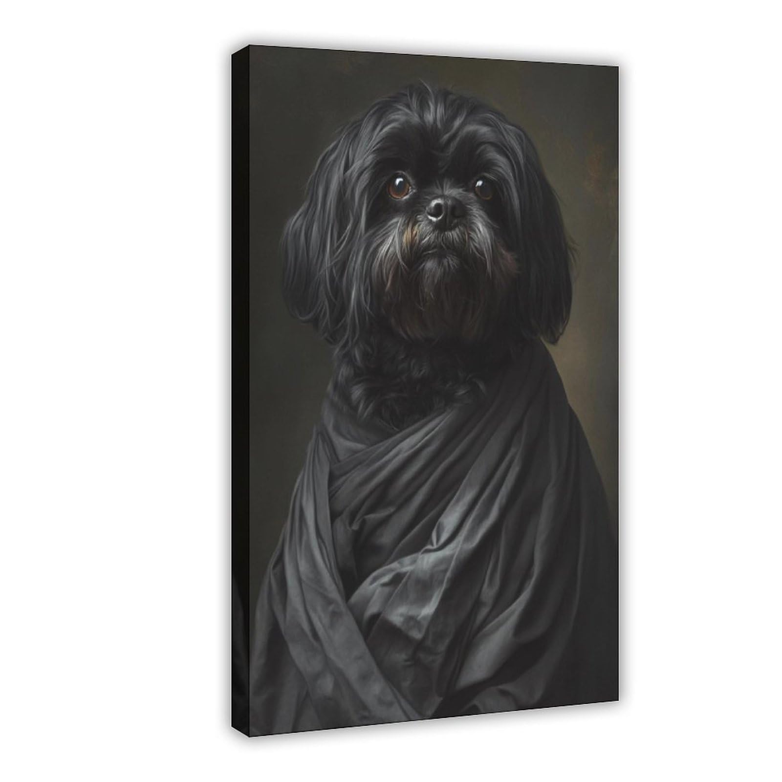 Pyberon Frame-Style Shih Tzu Canvas Poster For Bedroom Decor Gift