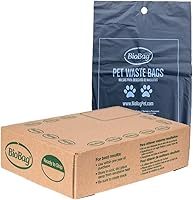 BioBag Premium Compostable Pet Waste Bags, 200 Count Standard Size - Eco-Friendly Dog Poop Bags for Parks & All Breeds